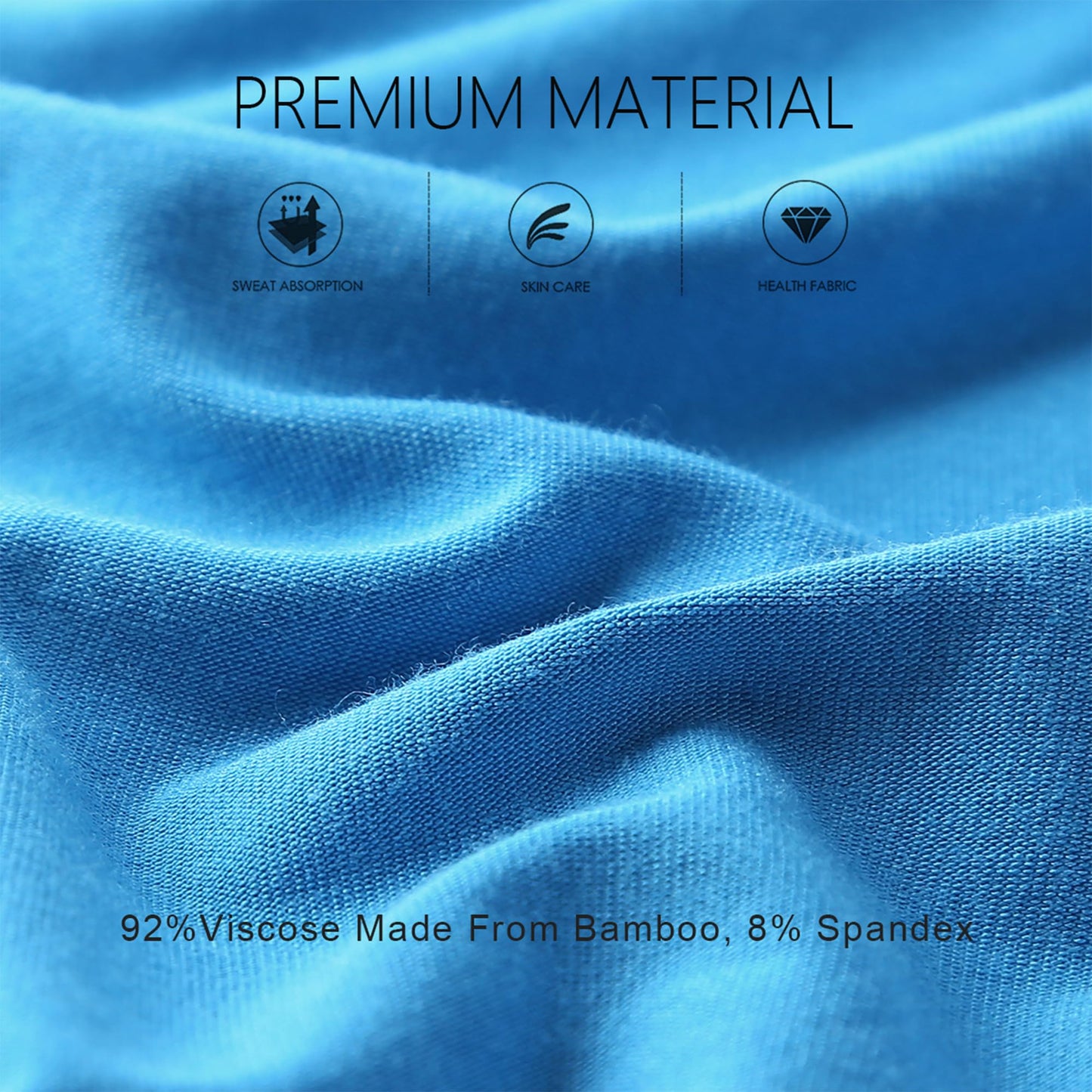 BAMBOO COOL Men's Ultra Breathable Underwear,No Riding Up Boxer Briefs with ComfortFlexible Waistband,Multipack