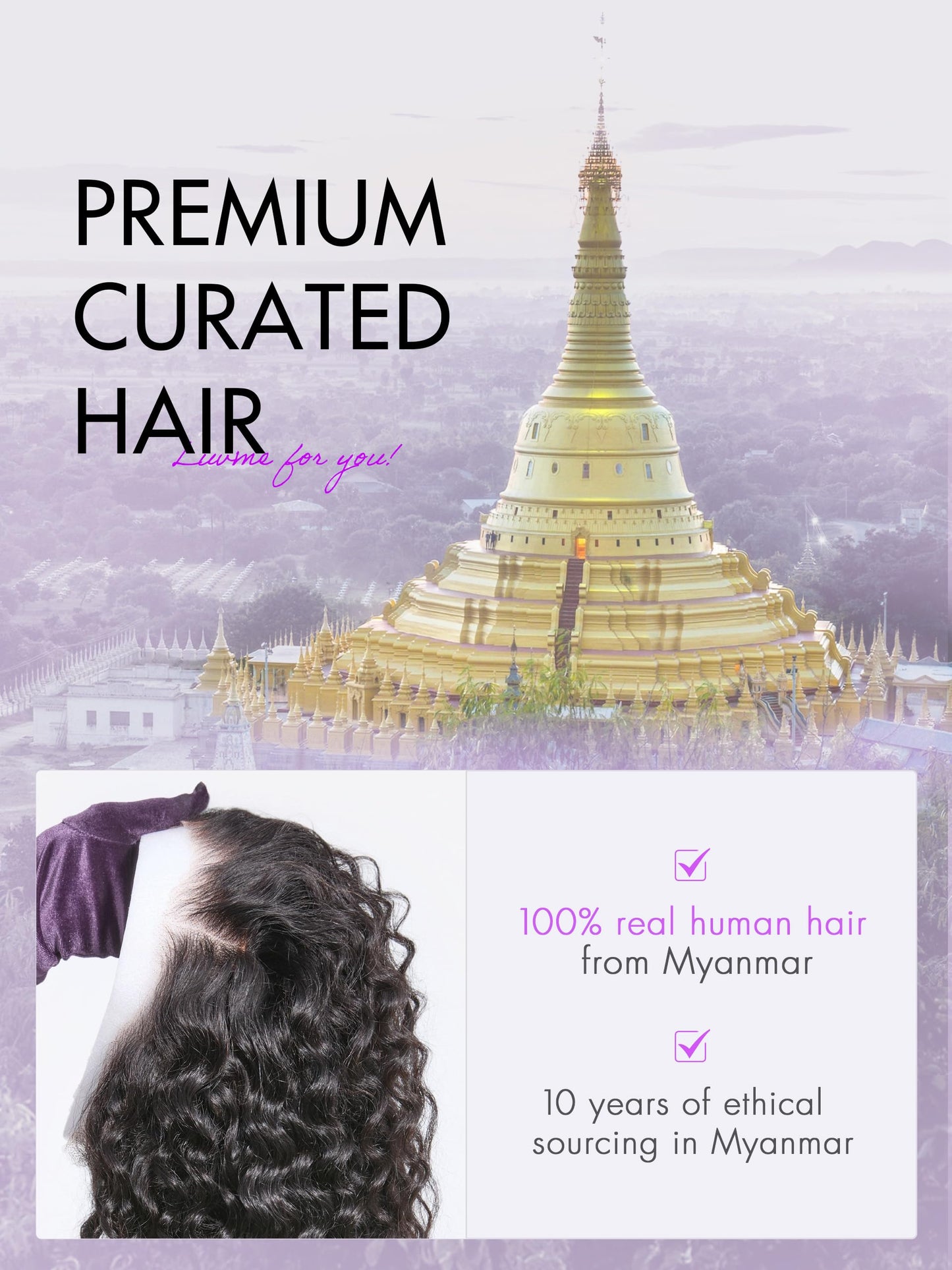 LUVME HAIR Flexi-Fit Invisi Drawstring Wig 13x4 Lace Wig PreMax Lace Wigs Water Wave Curly Lace Front Wigs Human Hair Pre Cut Plucked Lace Frontal 28 Inches Natural Black