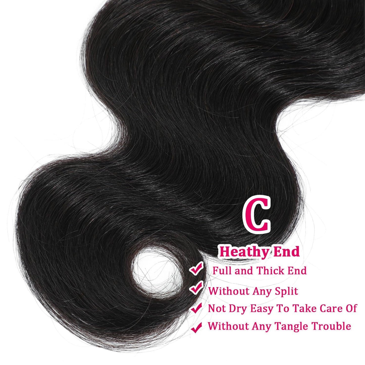 Body Wave Bundles Human Hair 22 24 26 Inch 12A Grade 100% Unprocessed Brazilian Virgin Hair Body Wave 3 Bundles Deals Real Human Hair Extensions For Black Women Natural Black