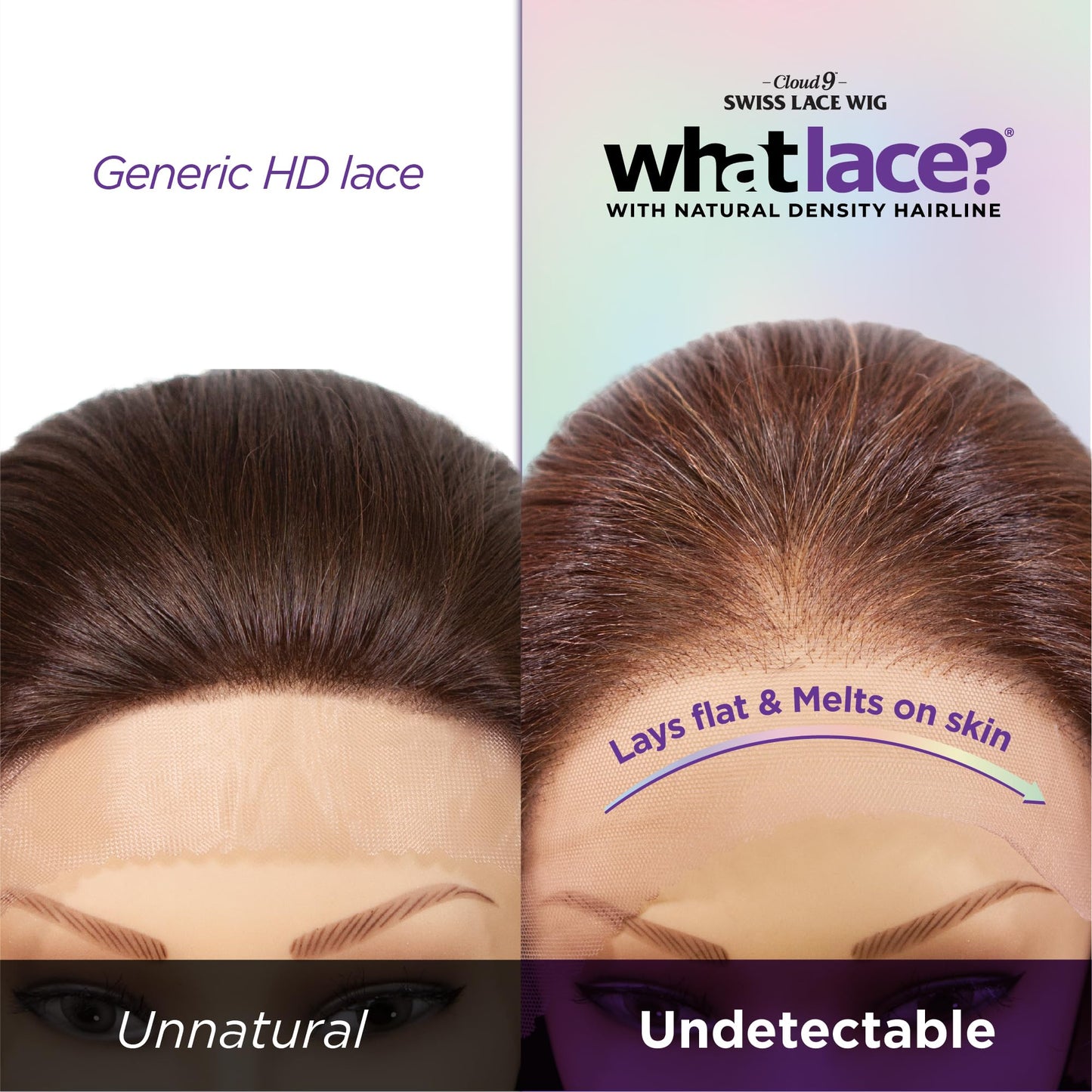 Sensationnel What Lace 13X6 Wigs - Latisha Lacefrontal Hand Tied Glueless Synthetic With Natural Density Preplucked Hairline (Jet Black 1)