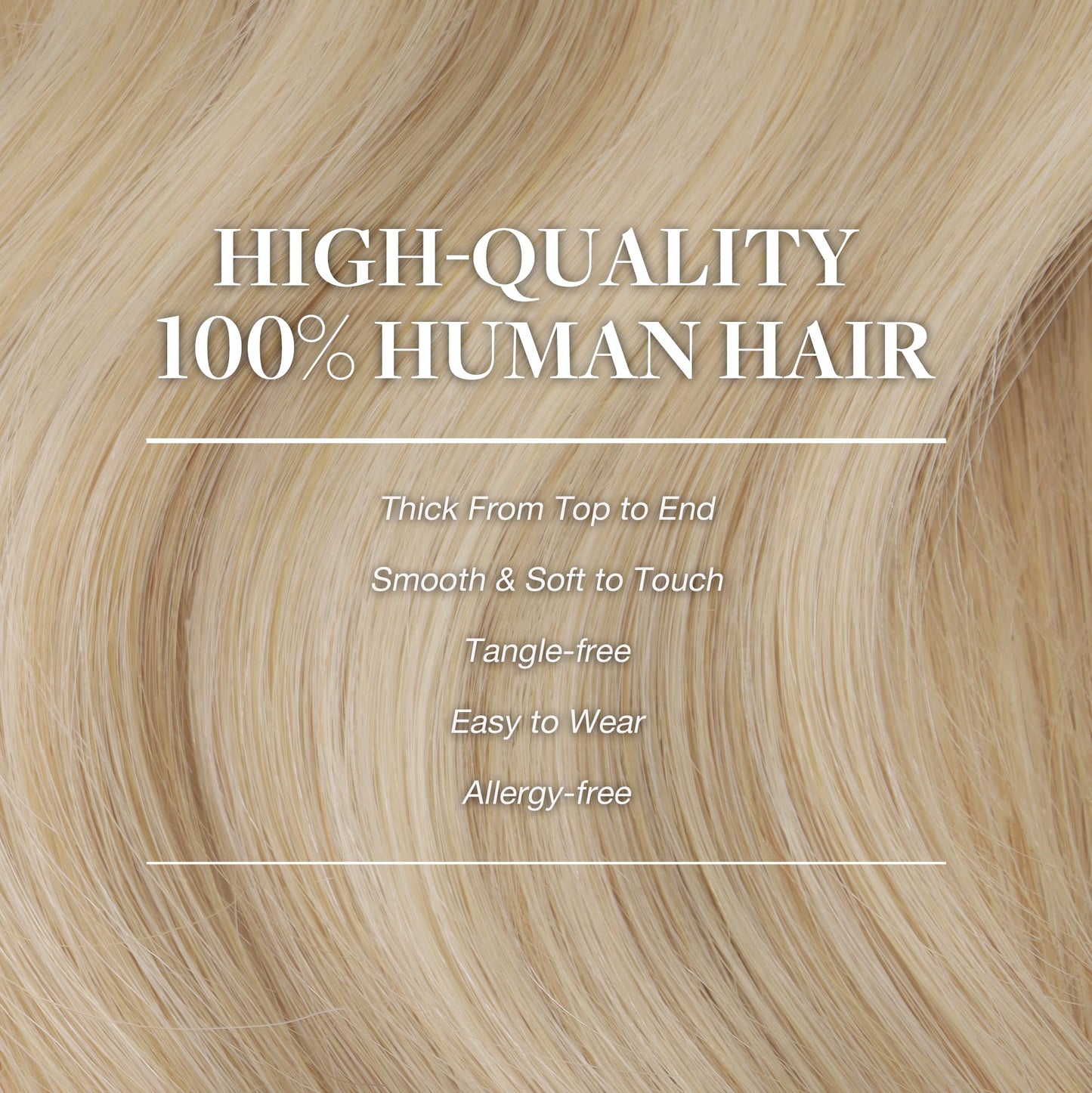GOO GOO Clip in Hair Extensions Real Human Hair, Remy Human Hair Extensions Clip ins for Women, Natural Human Hair, 18inch 120g 7Pcs, 18A/613A Dark Blonde Highlighted Bleach Blonde