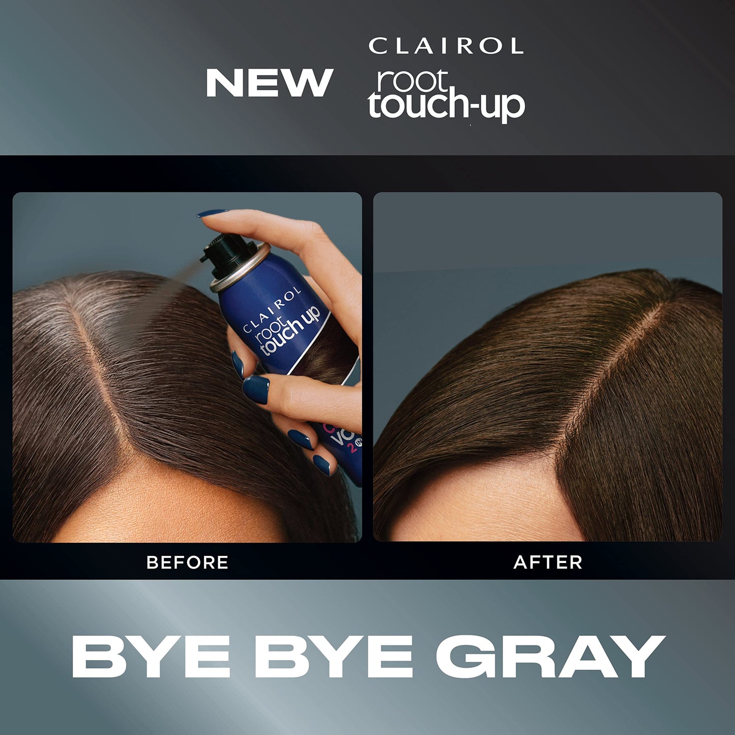Clairol Root Touch-Up Color + Volume 2-in-1 Temporary Spray, Black Hair Color, Pack of 1