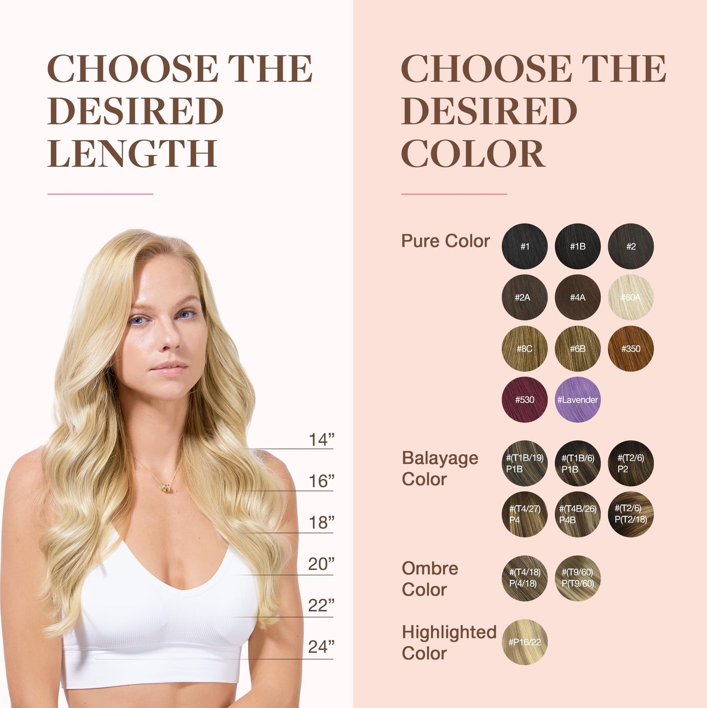GOO GOO Clip in Hair Extensions Real Human Hair, Remy Human Hair Extensions Clip ins for Women, Natural Human Hair, 14inch 120g 7Pcs, 613R Bleach Blonde