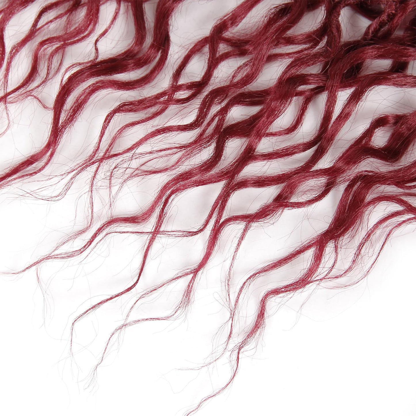Faux Locs Crochet Hair 24Inch Crochet Locs, 8Packs Soft Locs With Curly Ends Boho Faux Locs Crochet Braids for Black Women (1B/BUG, 24(Pack of 8))