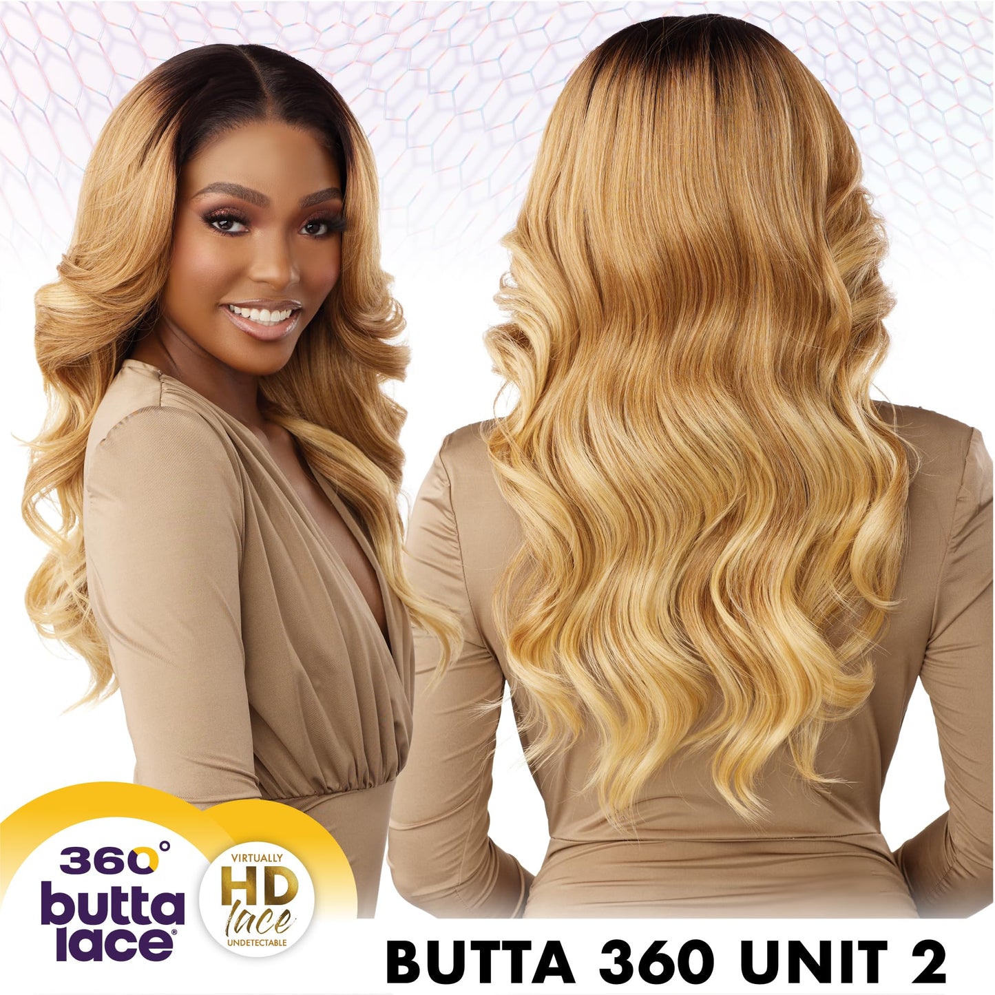 Sensationnel 360 Butta Lace Front Wigs - 360 Butta unit 2 wider parting preplucked hairline HD glueless lace - 360 Butta unit 2 (BABYLIGHTSHONEY)