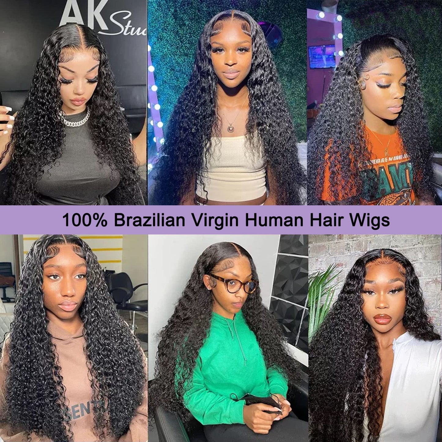 Water Wave Lace Front Wigs 180% Density Pre Plucked with Baby Hair 13x4 Transparent Water Wave Lace Front Wigs 10A Unprocessed Virgin Human Hair 22Inch Glueless Water Curly Wave Wigs Natural Color