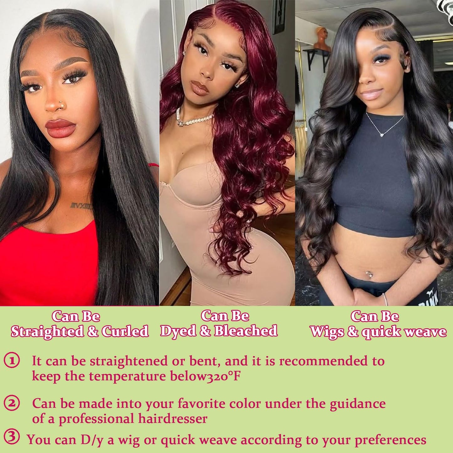 Human Hair Bundles Body Wave Bundles Human Hair 24 26 28 Inch 12A Grade 100% Unprocessed Brazilian Virgin Hair Body Wave 3 Bundles Deals Real Human Hair Extensions For Black Women Natural Black