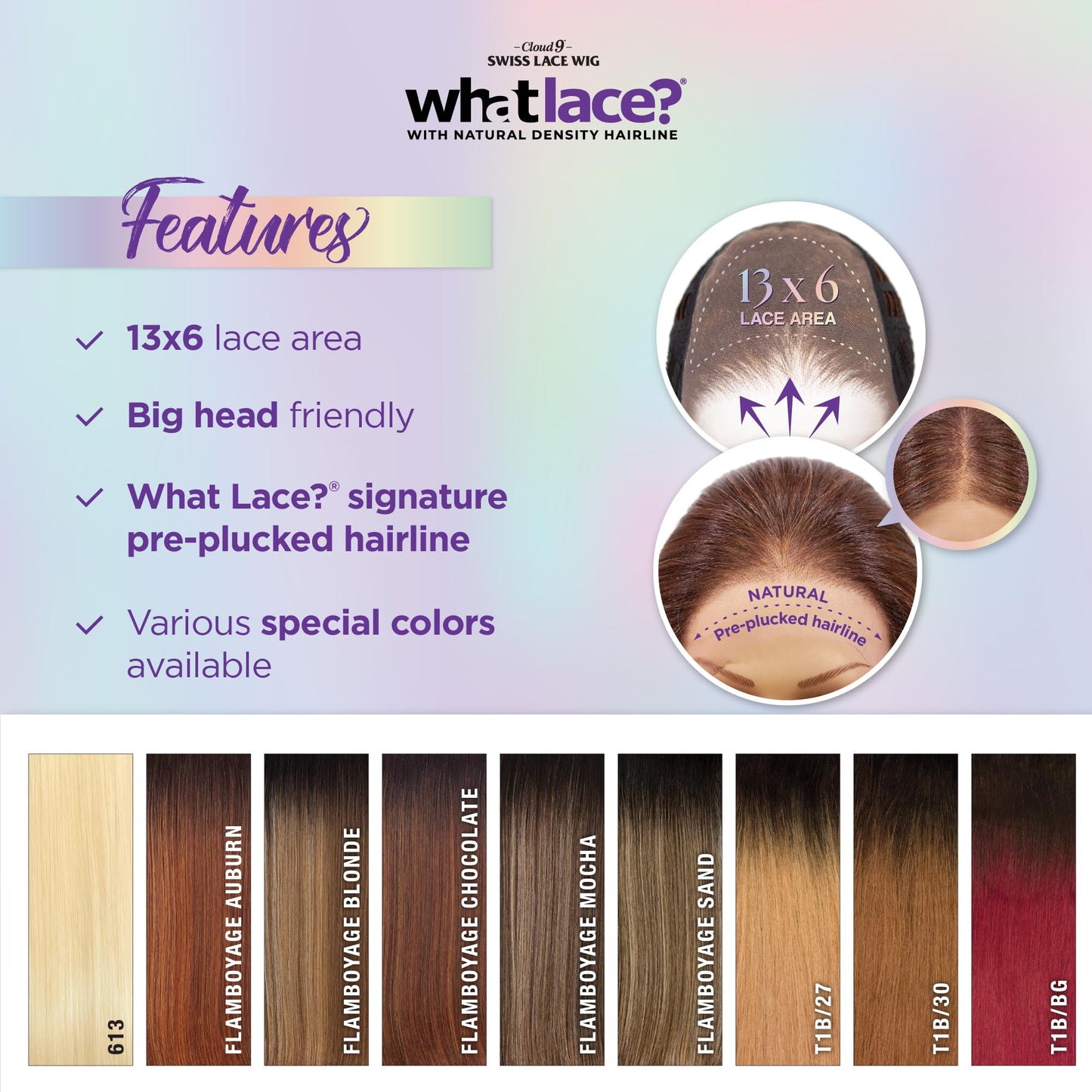 Sensationnel What Lace 13X6 Wigs - Latisha Lacefrontal Hand Tied Glueless Synthetic With Natural Density Preplucked Hairline (Tipped Off Black and Honey Blonde T1B/27)