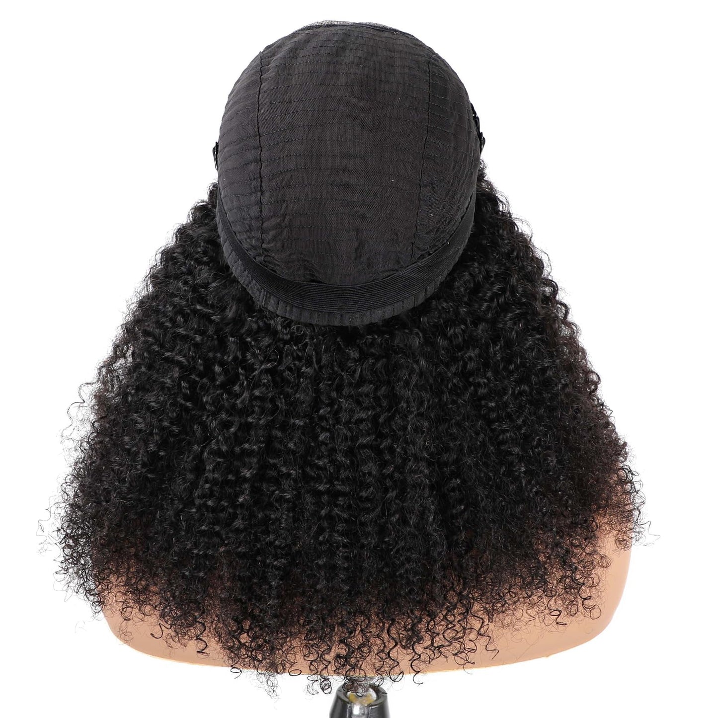 ISEE Women's Glueless 6x4 HD Lace Afro Kinky Curly Wig, 100% Unprocessed Brazilian Virgin Human Hair, 22 Inch