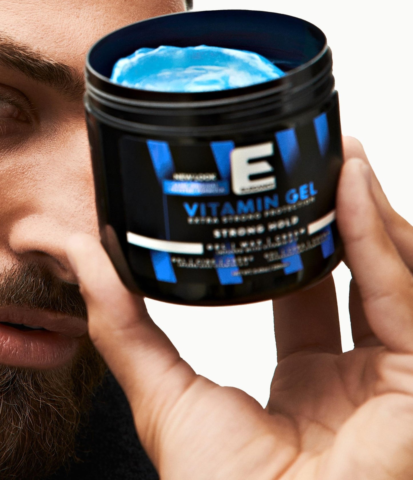 Elegance Vitamin Gel, 8.45 Oz, Infused with Vitamin Pro-VB-5, Strong Hold Gel, Maximum Hair Protection and Natural Long Lasting Shine