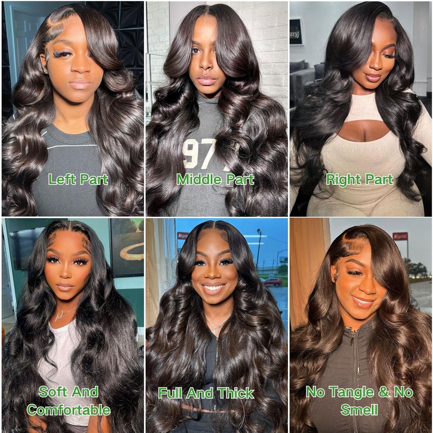 Niojoo 28 Inch Body Wave Lace Front Wigs Human Hair Pre Plucked 180% Density 13x4 HD Transparent Lace Frontal Glueless Wigs Human Hair Wigs for Women Natural Hairline With Baby Hair