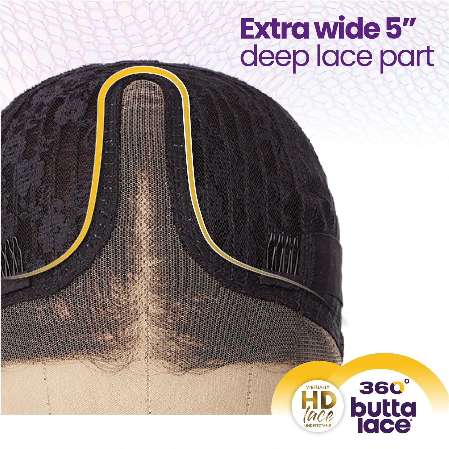 Sensationnel 360 Butta Lace Front Wigs - 360 Butta unit 2 wider parting preplucked hairline HD glueless lace - 360 Butta unit 2 (BABYLIGHTSHONEY)