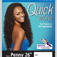 PENNY 26" (1 Jet Black) - Outre Synthetic Quick Weave Half Wig