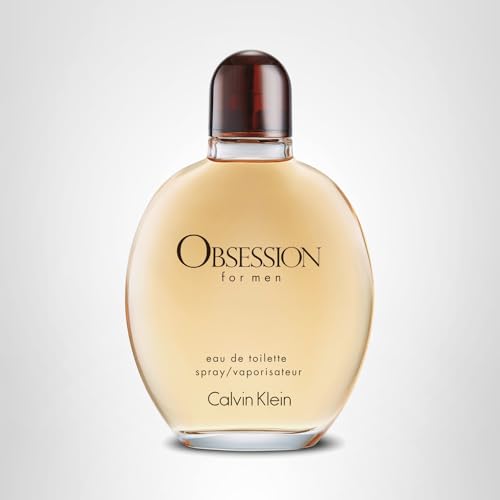 Calvin Klein Obsession for Men Eau de Toilette – Ambery Men's Cologne – With Notes of Bergamot, Mandarin, Lavender & Musk – Long Lasting Fragrance