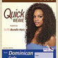 Outre DOMINICAN CURLY BUNDLE HAIR (1B Off Black) Batik Quick Weave Synthetic Half Wig