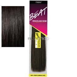 Outre Remy Human Hair Weave Beat Brazilian Remi (14", 1B OFF BLACK) by Outre