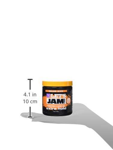 Softsheen Carson Let's Jam Extra Hold Shining and Conditioning Gel, 14 Ounce (Pack of 6)