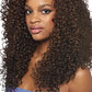 Outre DOMINICAN CURLY BUNDLE HAIR (1B Off Black) Batik Quick Weave Synthetic Half Wig