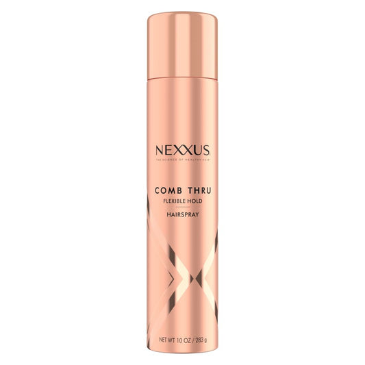 Nexxus Flexible Hold Hairspray Comb Thru for a Lightweight, Brushable Hold, with StyleProtect Technology 10 oz