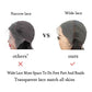 SENSAIRUITE Body Wave Lace Front Wigs Human Hair Wide Lace 180 Density Human Hair Wigs 13x4 Human Hair Lace Front Wigs Pre Plucked With Baby Hair 20 Inches Natural Color