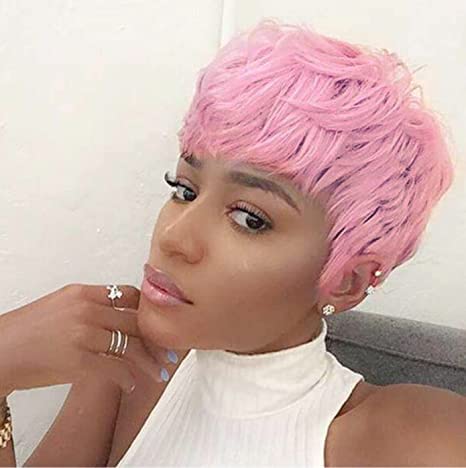 FCHW Hair Pixie Cut Wigs Short Bob Wigs Straight Pixie Cut Wigs For Black Women