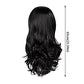 Bagmrteho Natural Color Long Body Wave Lace Front Wig Caps Human Hair Wig Hair Wraps (Black, One Size)