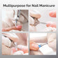 MelodySusie 10pcs Nail Drill Bits Set, 3/32 Inch Diamond Cuticle Nail Bits Kit for Nail Drill E-File, Manicure Pedicure Remover Tools for Acrylic Gel Nails, Salon Home Nail Care Supplies, Silver
