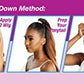 Sensationnel Instant Updown Halfwig Pony - Iud 2 4 Style in 1 Half Wig And Pony Drawstring (1B OFFBLACK)