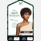 Vivica A. Fox Hair Collection BELINDA, Pure Comfort Cap, Natural Brazilian Remi Human Hair Wig (1 Jet Black)
