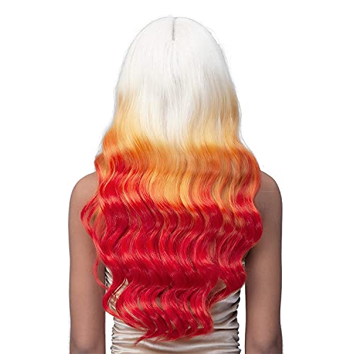 BOBBI BOSS HD Lace Front Wig 6 inch Deep Lace Part MediFresh MLF631 Tonia, Safe Heat Styling (TD21B/Blue)