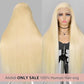 Alididi 30Inch 613 13x6 Lace Front Wig Human Hair 200 Density 613 Lace Front Wig Human Hair Blonde Wig Human Hair Straight Lace Frontal Wig Human Hair Pre Plucked With Baby Hair (613 Blonde Wig)