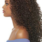 Outre DOMINICAN CURLY BUNDLE HAIR (1B Off Black) Batik Quick Weave Synthetic Half Wig