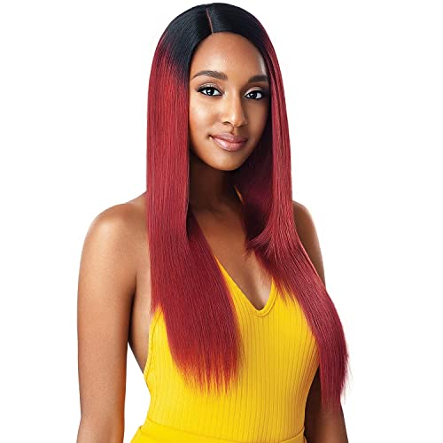 Outre The Daily Wig Synthetic Hair Lace Part Wig JORJA (1, Jet Black)