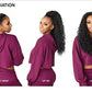 Sensationnel Instant Updown Halfwig Pony - Iud 2 4 Style in 1 Half Wig And Pony Drawstring (1B OFFBLACK)