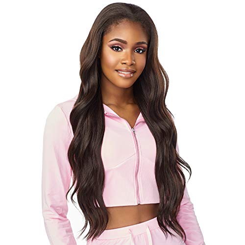 Sensationnel Synthetic Instant Up & Down Pony Wrap Half Wig - UD 4 (1B Off Black)
