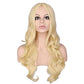 Ombre Blonde Wig Long Curly Hd Lace Front Wigs Human Hair,Body Wave Wig White Human Hair Wig Natural Wig Party Wigs