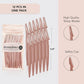 Kitsch Dermaplaning Tool - Face Razors for Women and Men, Eyebrow Trimmer & Face Shaver for Women, Facial Hair Removal for Women and Men, Dermaplane Razor for Women Face, 12 pc (Terracotta)