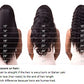 BOBBI BOSS HD Lace Front Wig 6 inch Deep Lace Part MediFresh MLF631 Tonia, Safe Heat Styling (TD21B/Blue)