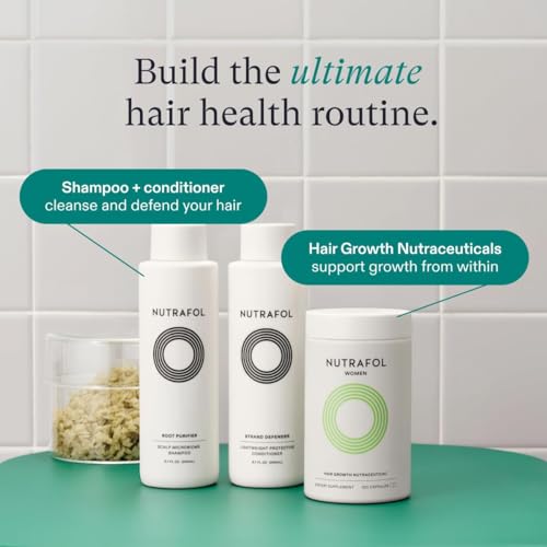Nutrafol Shampoo, Cleanse and Hydrate Hair and Scalp, Improves Hair Volume, Strength and Texture, Physician-formulated for Thinning Hair, Color Safe, Sulfate Free - 8.1 Fl Oz Bottle