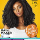 Sensationnel Curls Kinksandco Half Wig - Rain Maker Instant Weave Drawstring Cap for Natural 3C to 4C Hair Textures (4 MEDBROWN)