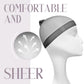 MYKURS HD Wig Caps for Women, Sheer Wig Caps for Lace Front, Black 24 PCS