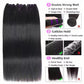 16A Straight Bundles Human Hair 100% Unprocessed Brazilian Virgin Remy Hair Straight 4 Bundles Human Hair Remy Hair Extensions Double Weft Natural Black