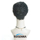 RUISENNA Short Human Hair Wigs Curly Pixie Cut Wigs for Women Glueless Remy Brazilian hair Wig Short Black Curly Wigs