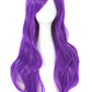 MapofBeauty 28 Inch Long Curly Hair Costume Cosplay Wig, Bright Purple
