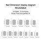 Short Square Press on Nails Fake Nails with Designs Glossy Purple Polka Dot Golden Star Pattern Acrylic Gel False Nail Kit Full Cover Reusable Artificial Stick on Nails for Women Manicure Decorations