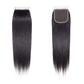 Lace Closure Straight Closure Human Hair Lace Closure Brazilian 12A Unprocessed Straight Hair 4x4 HD Lace Closure Free Part Natural Black Color(8") … …