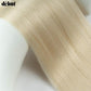 DÉBUT Long Straight Blonde Hair 6 Bundles 26 28 30 Inches High Temperature Fiber 300g for Full Head Synthetic Hair Weave 613 Color