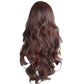 HELLORSO Hd Wigs Front Women Long Loose Wig Wavy Syntheic Wigs Curly Natural Full Wig Hair Wig Wigs For Asian Women Lace Frontal Wig Synthetic 13X4 Hd Lace Front Wigs Fiber For Heat Costume Brown