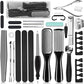 Professional Pedicure Kit, 26 in 1 Stainless Steel Foot Care Tools With Foot File and Callus Remover for Men Women Travel