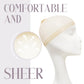 MYKURS HD Wig Cap for Women, Transparent Bald Cap for Lace Front Wigs, Beige 24 PCS